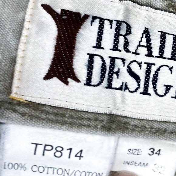 VTG Trail Designs Brand Men's Hiking Cargo Pants Tactical Khaki TP814 34x32 - Picture 5 of 10